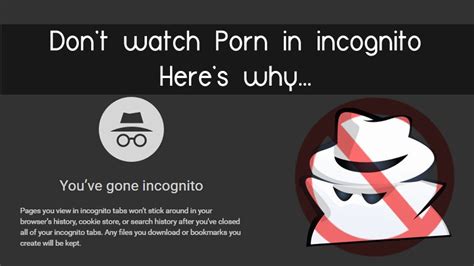 porn on tor|Watch porn anonymously: Incognito mode is not the answer.